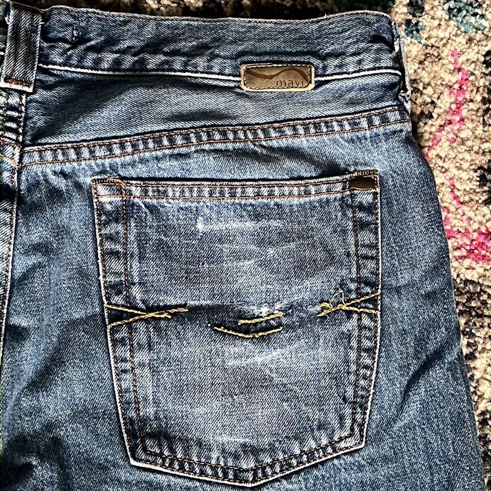 Y2K Vintage Mens Mavi Matt Bootcut Jeans 36 Short